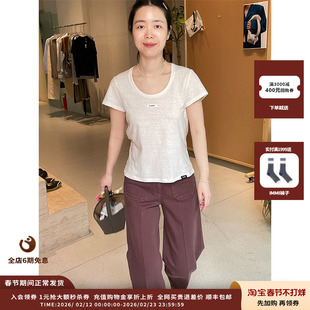 【现货】设计师品牌SESSUN 25PS休闲百搭直筒裤JULY