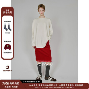 25AW圆领超大T恤JULY 设计师品牌YOEYYOU 新品