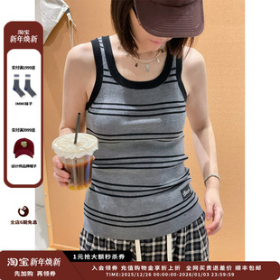 25AW条纹针织背心JULY 设计师品牌ETHOR 现货