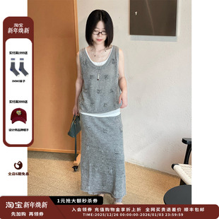 25AW立体肌理毛织背心JULY 设计师品牌YOEYYOU 现货