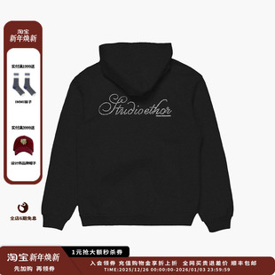 25AW ETHOR 设计师品牌 烫钻连帽卫衣 现货