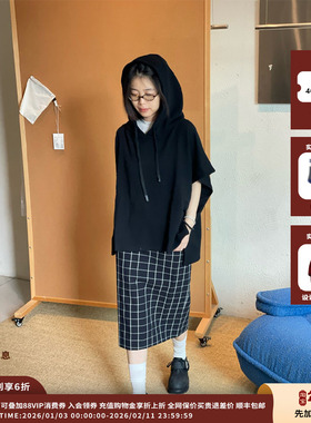 【现货】设计师品牌AETHER HAZE 25AW 连帽无袖上衣宽松卫衣JULY