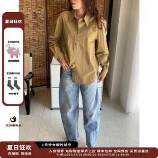 新品 IRIS 设计师品牌RECTO24AW JULY 基础款 衬衫