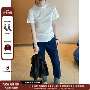 25AW羊毛棉罗纹针织T恤 设计师品牌DUIDAO对倒 JULY 现货