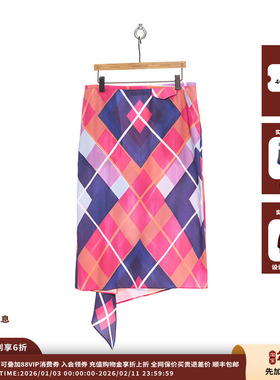 【现货】设计师品牌PUSHBUTTON 25PF胶囊小尾巴印花裙JULY