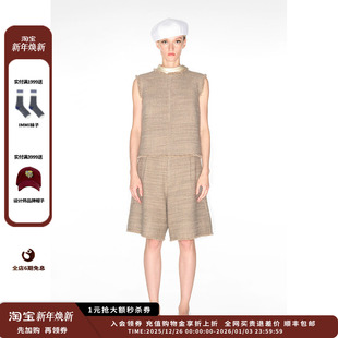 24AW粗花呢毛边无袖 设计师品牌IMMI 上衣MWDFWWTP0504X 新品