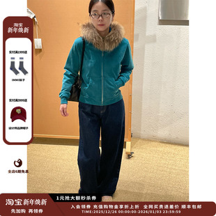 25AW毛领旧化连帽夹克JULY 设计师品牌DUIDAO对倒 现货