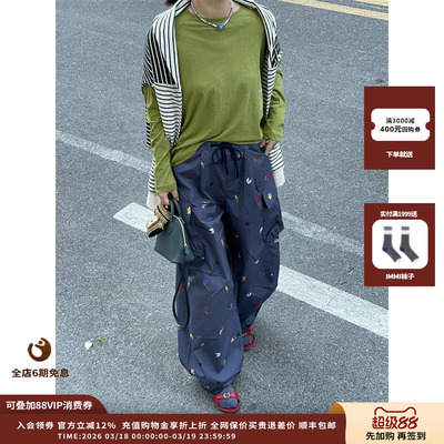 ASYUS25PF印花工装裤JULY