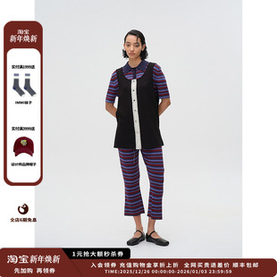 25PF条纹毛织裤 设计师品牌ASYUS JULY 现货