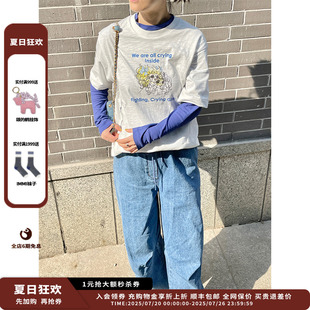 JULY 新品 设计师品牌PUSHBUTTON 25SS宽松牛仔裤