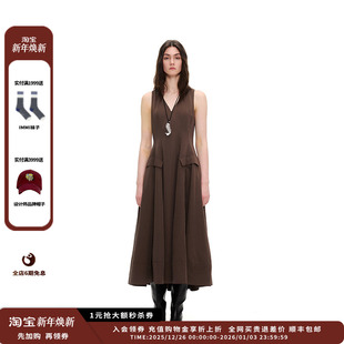 25PFV领伞摆连衣裙JULY 设计师品牌UHOOWU 现货