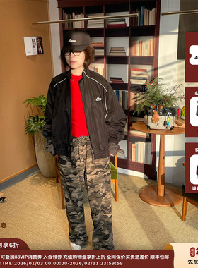 【现货】设计师品牌WE11DONE 26PS针织袖分层运动夹克JULY