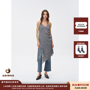 【现货】设计师品牌ASYUS 25PF印花吊带连衣裙JULY