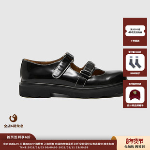 【现货】设计师品牌SHORT SENTENCE 25AW双绑带玛丽珍皮鞋JULY