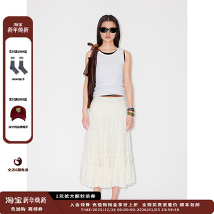 25SS后背镂空罗纹针织背心MWESSJTK0535X 设计师品牌IMMI 新品