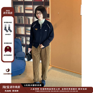 25AW休闲翻领开衫 设计师品牌ETHOR JULY 现货