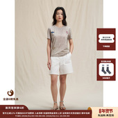 设计师品牌WHM 新品 25SS光泽针织布印花合体T恤JULY