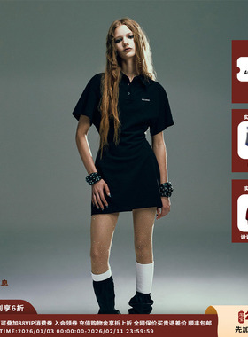 【现货】设计师品牌WE11DONE 26PS女式侧褶马球裙JULY