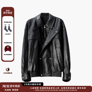 25AW皮革复古夹克JULY 设计师品牌ETHOR 现货