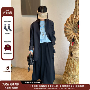 25AW柔软针织布贴袋抽绳半裙JULY 设计师品牌WHM 现货