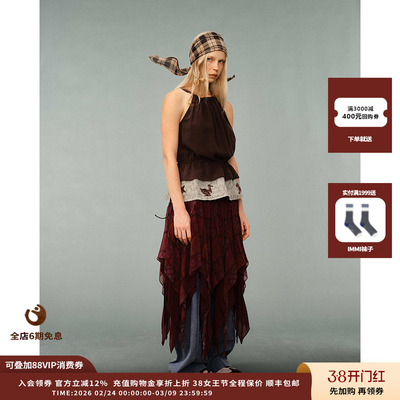 AUBRUINO宽松口袋长裤