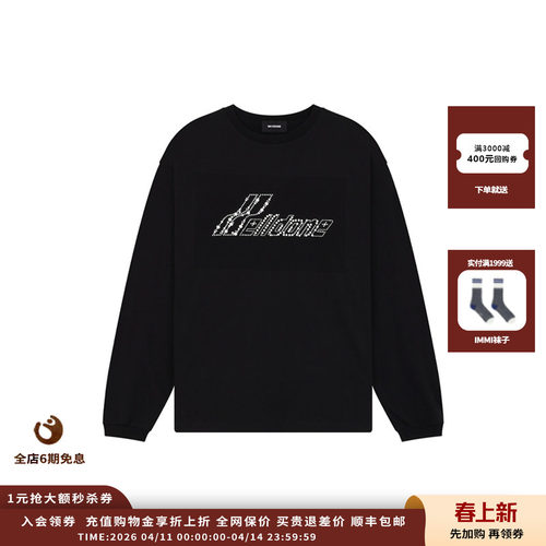 WE11DONE25SS长袖T恤JULY