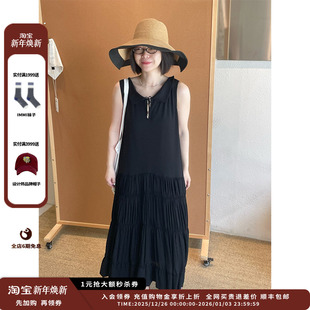 设计师品牌IMMI25SS真丝抽褶系带连衣裙MWESSWDS0467X 现货