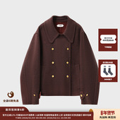 双面呢双排扣夹克 MWEFWWJK1277A IMMI 25AW 现货 设计师品牌