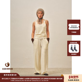 现货 设计师品牌shao xii 25AW暖居系列针织长裤 JULY