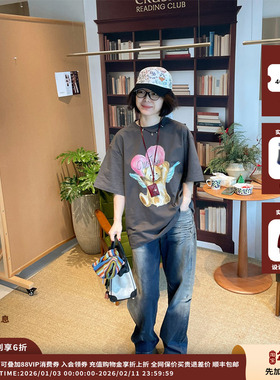 【现货】设计师品牌WE11DONE 26PS天使泰迪T恤JULY