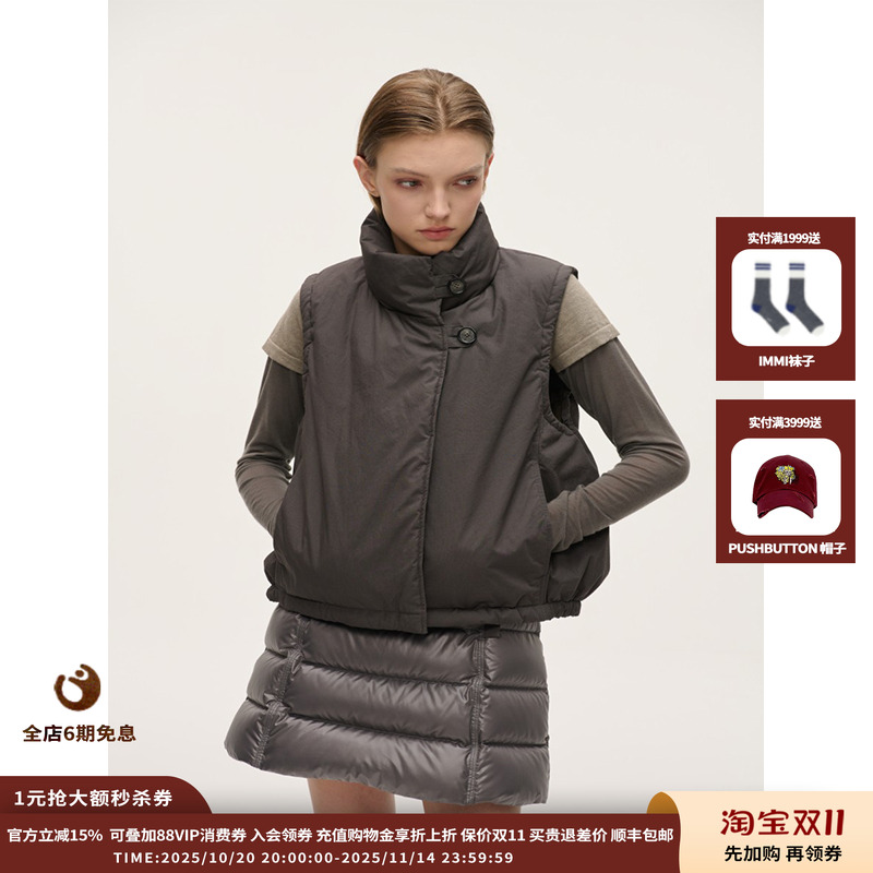 SYUGNA25FW绵布小马甲JULY