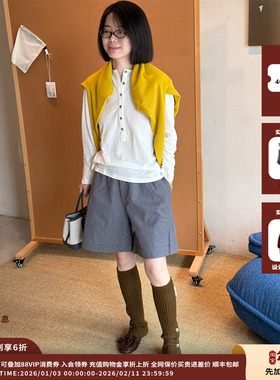 【现货】设计师品牌AETHER HAZE 25AW百搭宽松休闲短裤 JULY