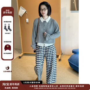 现货 羊绒翻领衬衫 设计师品牌Crush 25AW JULY Collection