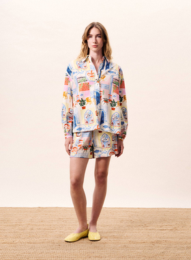 【现货】设计师品牌FRNCH 26SS 印花衬衫