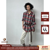 现货 设计师品牌DUIDAO对倒 25AW 格纹质感廓形衬衫 JULY