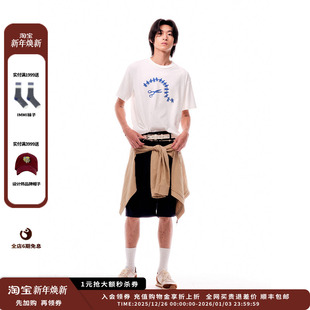 25SS现货手拉手剪纸半袖 xii 设计师品牌shao T恤JULY 现货