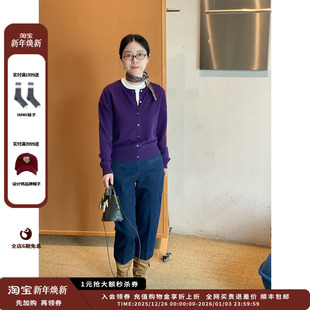 25AW精致羊绒开衫 设计师品牌DUIDAO对倒 JULY 现货