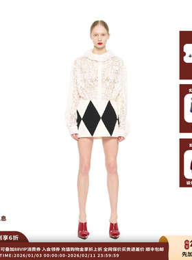 【现货】设计师品牌PUSHBUTTON 25AW图案系带衬衫JULY