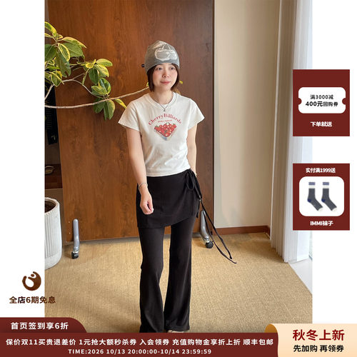 SUNDAYFRUITMARKET樱桃台球T恤