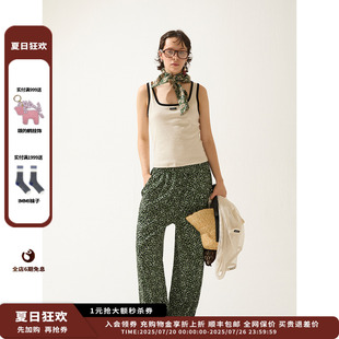 25SS复古螺纹方领背心JULY 新品 设计师品牌OIIORIRI