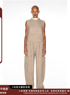 【现货】设计师品牌IMMI 24AW麻感粗花呢工装长裤MWDFWWPT0652X