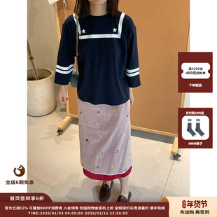 【现货】设计师品牌PUSHBUTTON 25PF胶囊水手印花运动衫上衣JULY