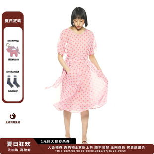 25PF胶囊手套口袋透视连衣裙JULY 新品 设计师品牌PUSHBUTTON
