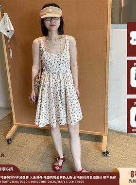 【现货】设计师品牌COEMES 6月胶囊 高腰显瘦大A字裙摆连衣裙JULY