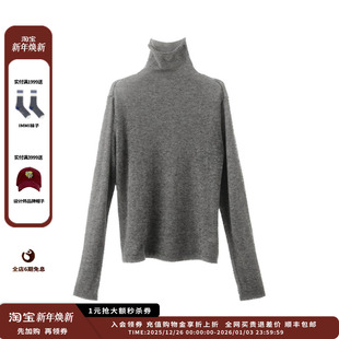 25AW薄羊绒羊毛高领长袖 设计师品牌WHM 上衣JULY 现货