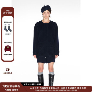 24AW现货双面呢圆领口袋大衣MWDFWWJK1108X IMMI 现货