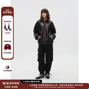 25PF皮卫衣 设计师品牌ASYUS JULY 现货