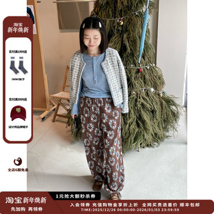 25SS罗马花有机棉运动裤 设计师品牌OIIORIRI JULY 现货