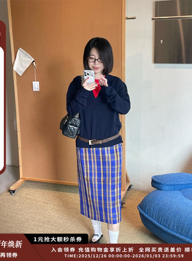 【现货】设计师品牌AETHER HAZE 25AW V领纯色百搭POLO衫JULY