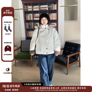 25AW搭片式 设计师品牌YOEYYOU 宽松夹克JULY 新品